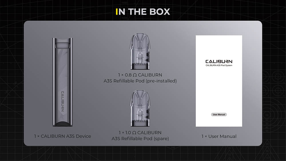 Uwell Caliburn A3S Pod System Kit